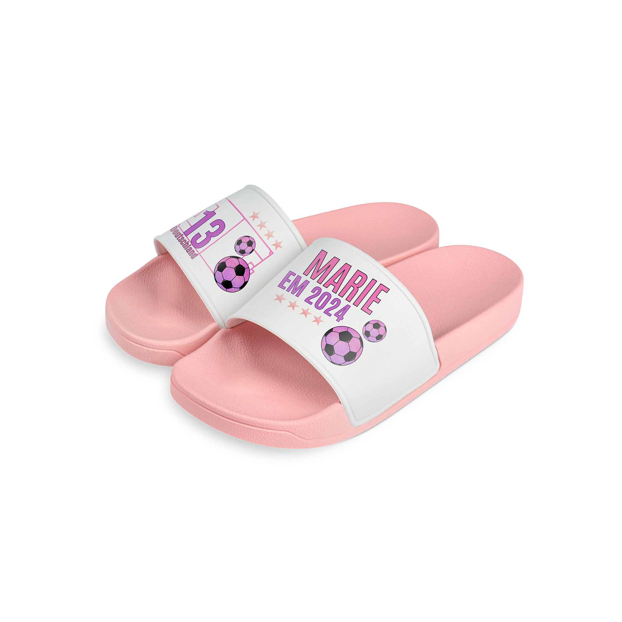 Sliders for kids with printable flap (for DTF), various colours and sizes