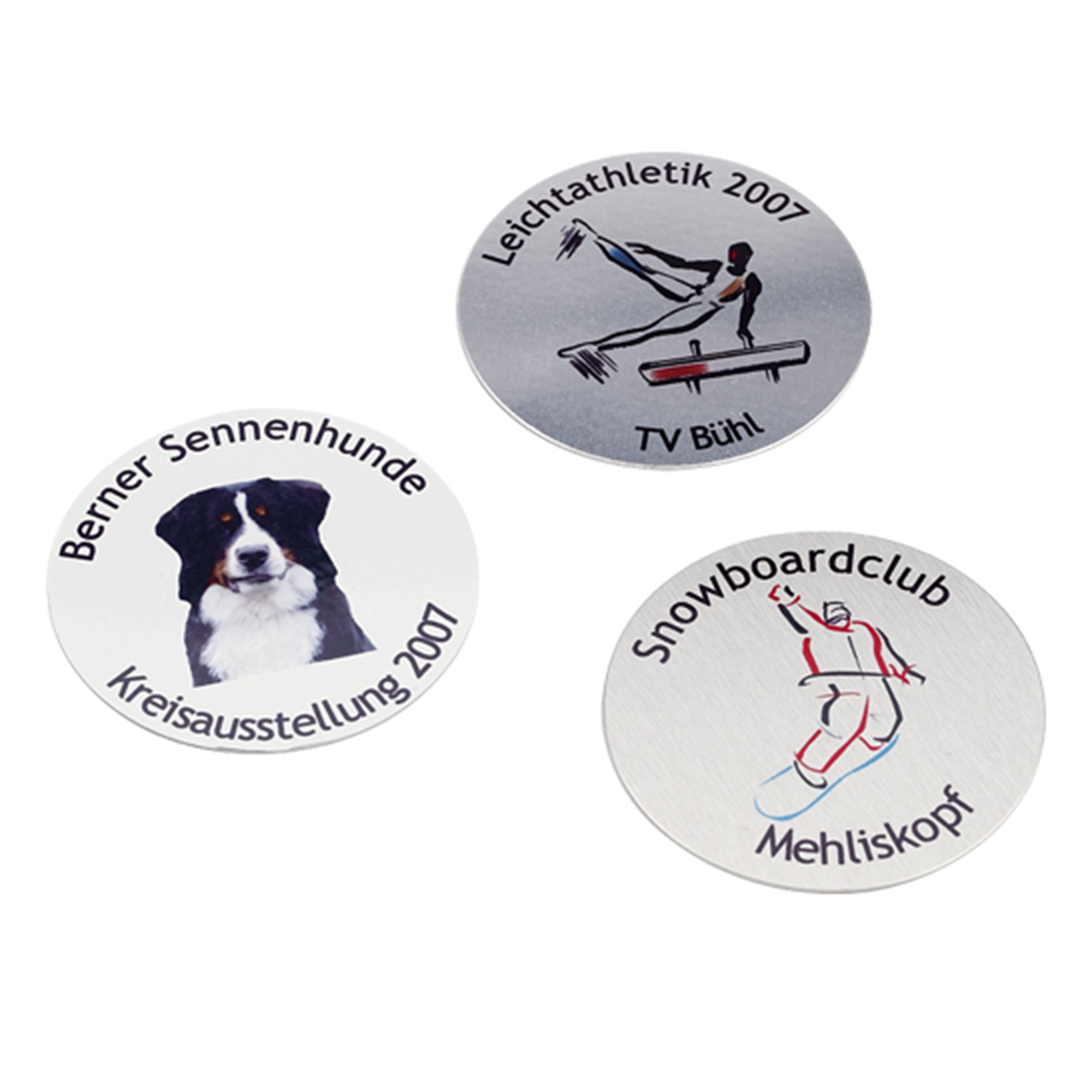 Ronds en aluminium Ø 50 mm, épaisseur 0,5 mm, diverses couleurs