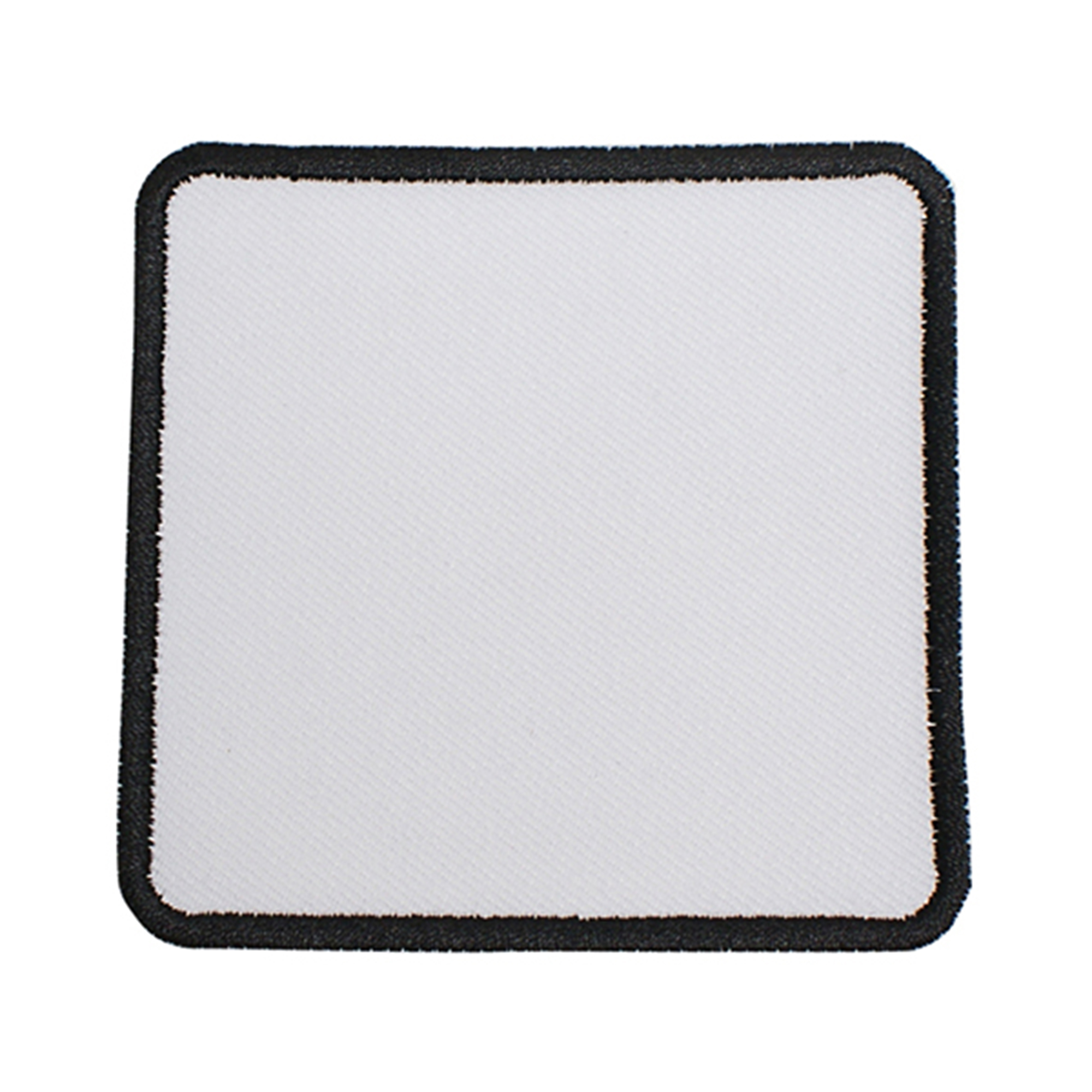 Etiquettes patch à coudre-carré, diverses tailles en couleurs