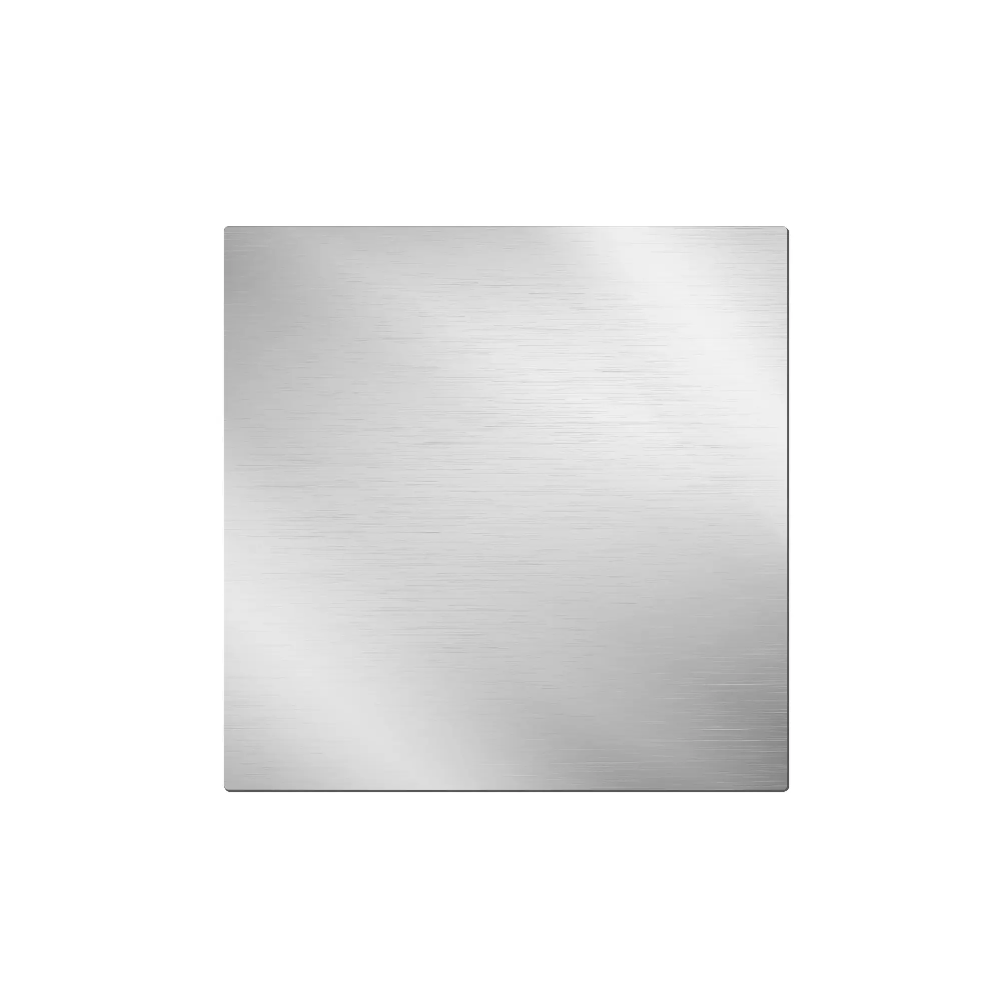 ChromaLuxe Alu-Fototafel silber-gebürstet, 300 x 300 x 1,15 mm, Ecken gerundet
