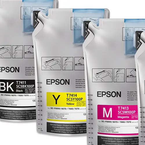 Epson UltraChrome DS, für SureColor F6000/F6200/F7200/F9200/F9300, 1.000 ml Beutel, verschiedene Farben