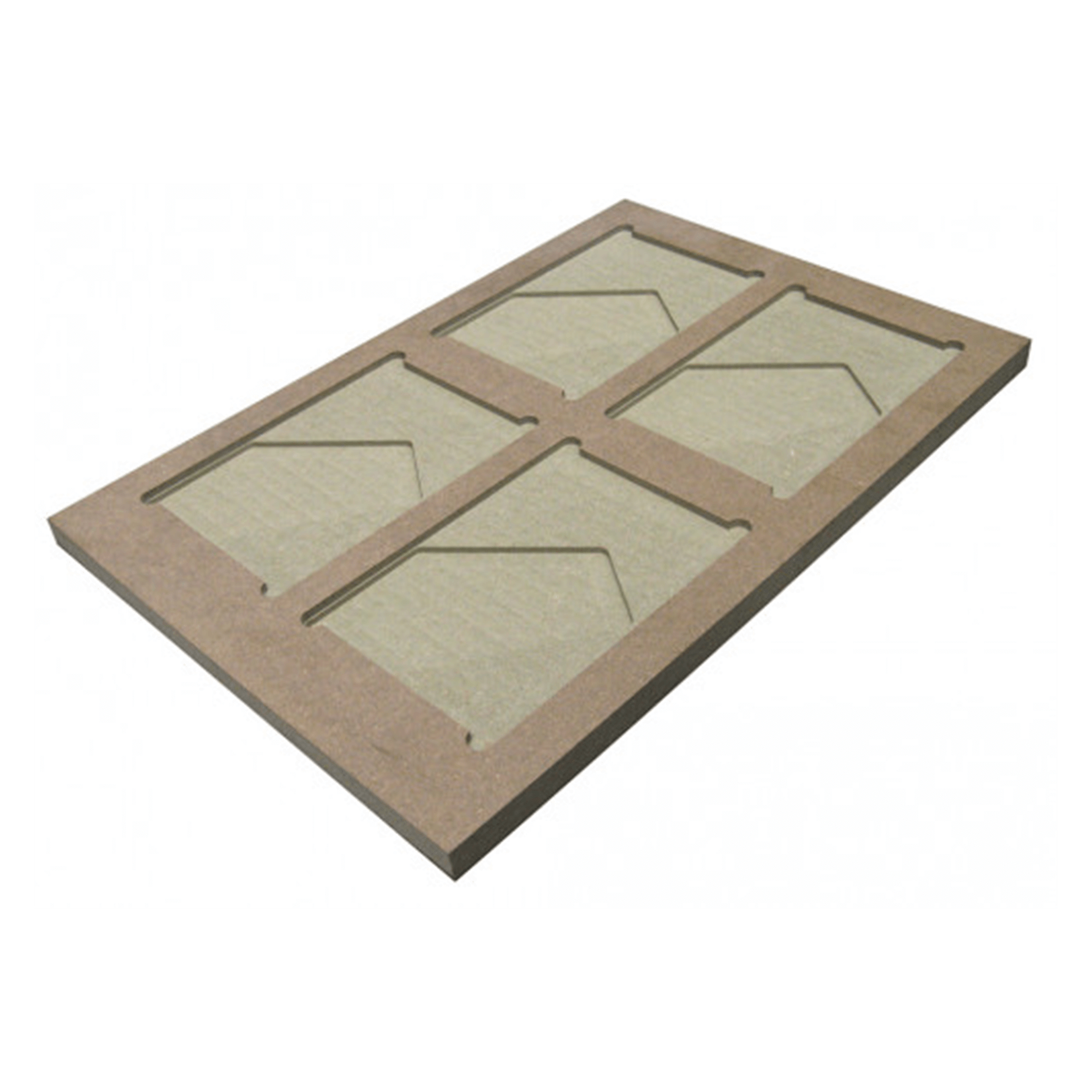Cadre pour ChromaLuxe, taille 330 x 480 mm, Jig pour UNI-5857 (4 trous)