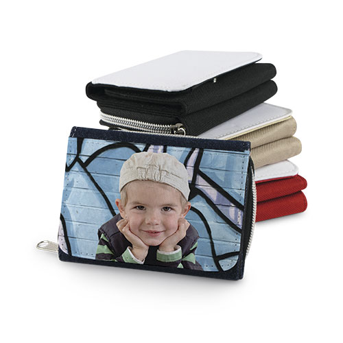 Textil-Geldbörse, div. Farben, Größe 120 x 85 mm