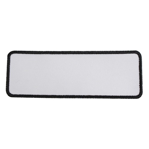 Etiquettes patch à coudre-rectangle, diverses tailles en couleurs