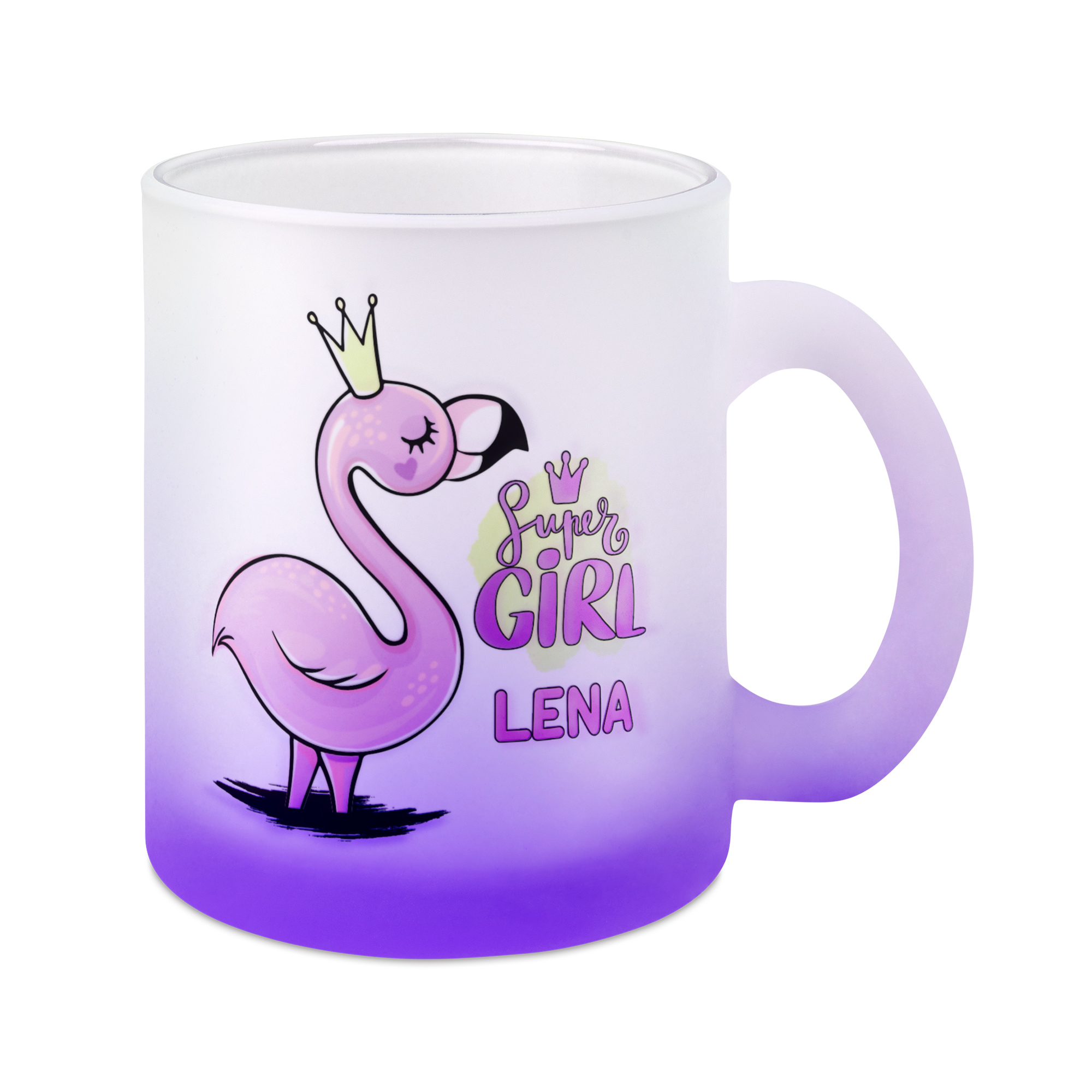 Tasse en verre avec dégradé de couleurs 10oz, Orca™ Coating, div. couleurs