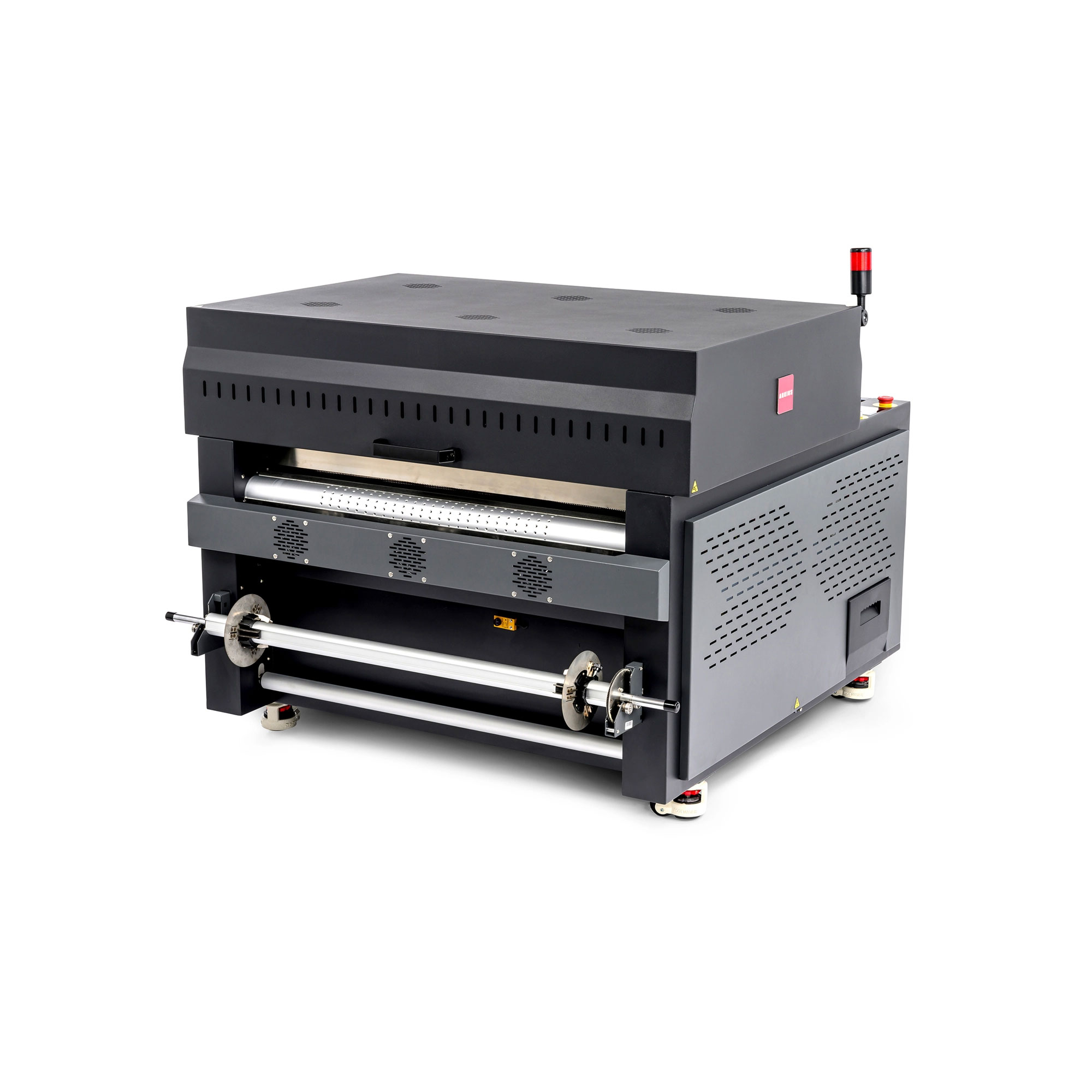 Unité de fixation DTF Adkins Inline Compact 900 pour l'application d'adhésif thermofusible et le séchage