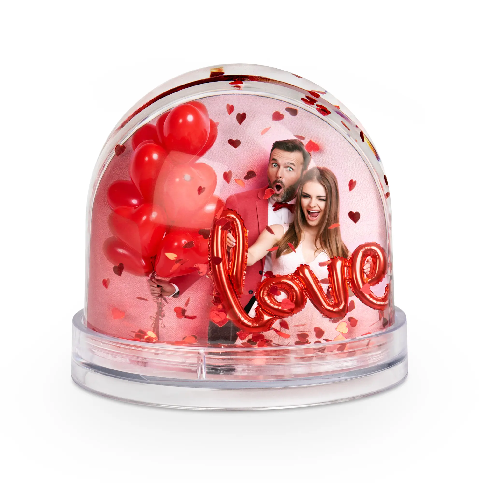 Fotokugel für 2 Fotos,  div. Modelle, 90 x 80 mm, 6 St./Pack, 36 St./Karton