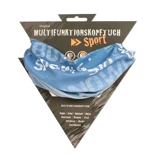 Display for multi-functional scarf, size 23 x 26 cm, 100 pcs./pack