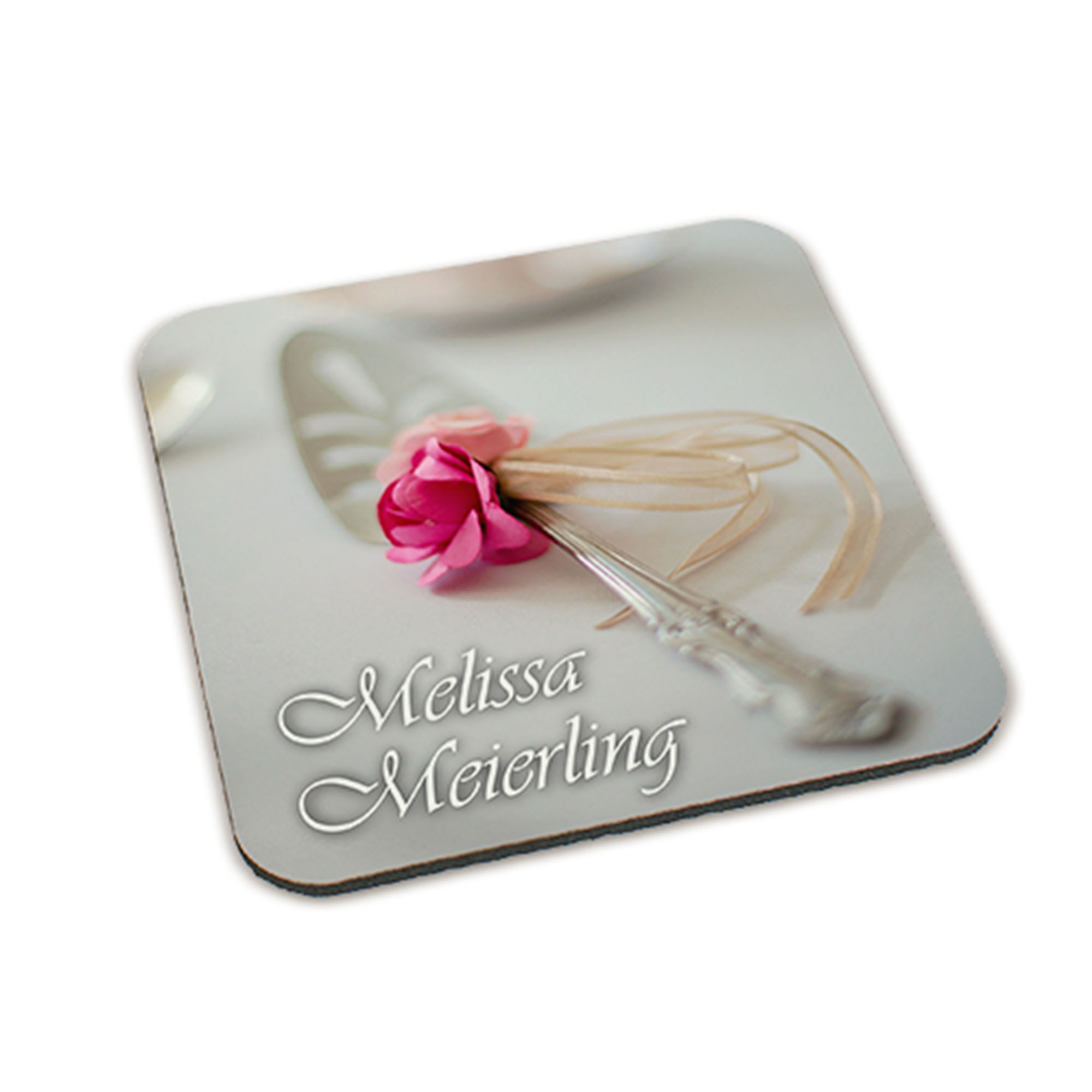 Sublistar® Dessous de verre brillant, taille 95 x 95 x 3 mm, 10 pcs./pack, 500 pcs./carton