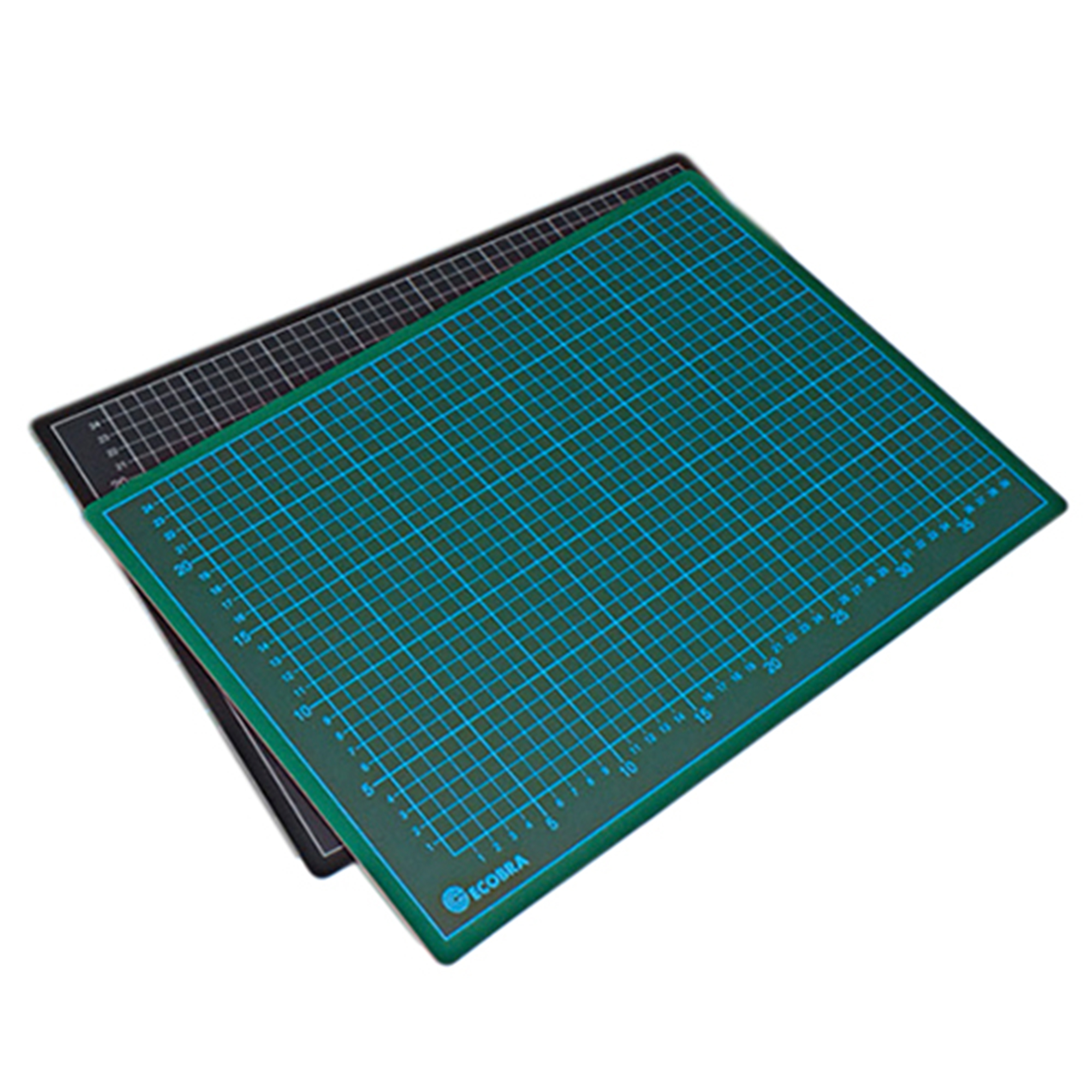 Cutting mat, size 30 x 45 cm, colour green/black