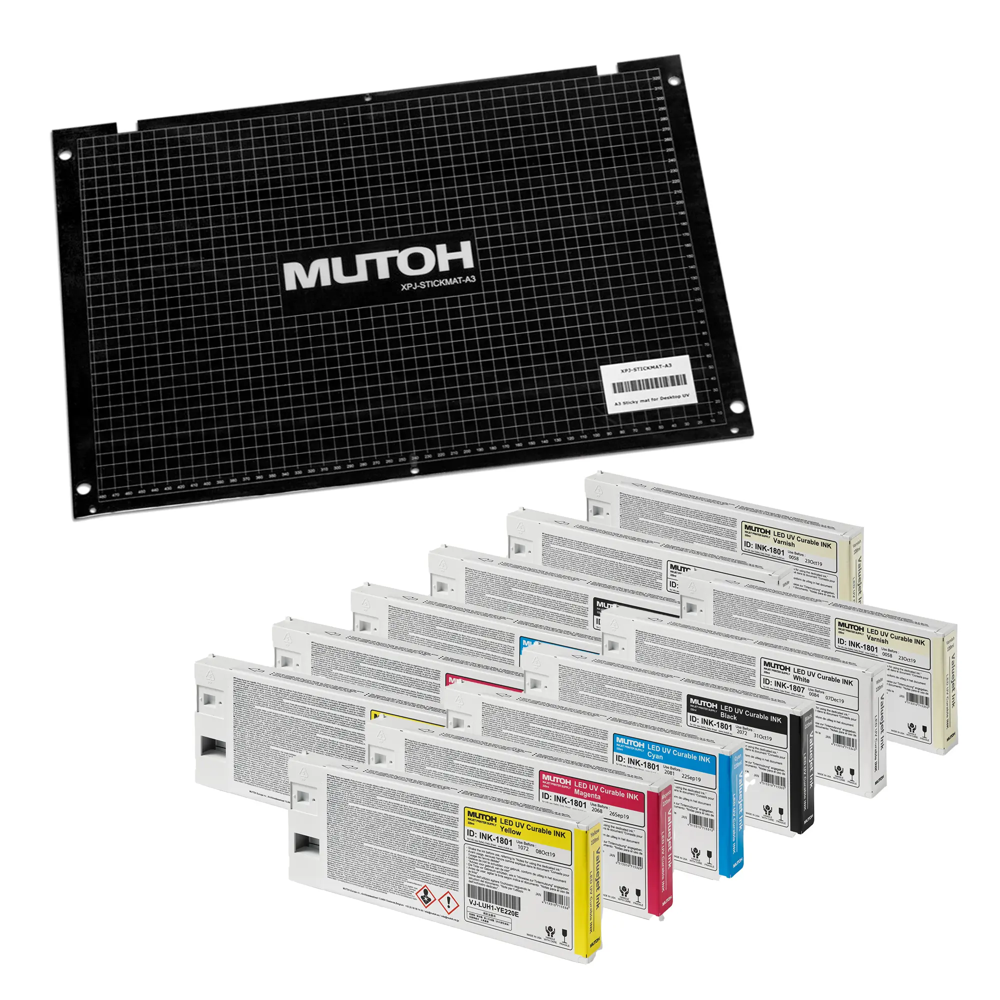 Starter Pack DTO, HARD, (incl. XJP-STICKMAT-A3, 12 x Tinte HARD)