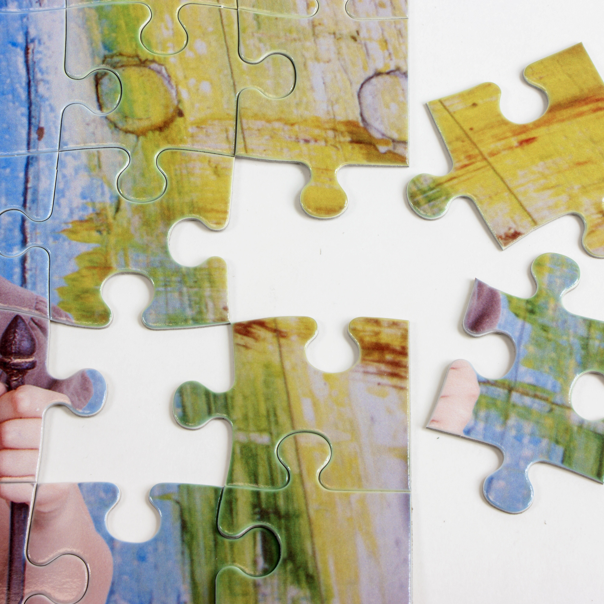 Puzzles cartonnés sans cadre, diverses versions