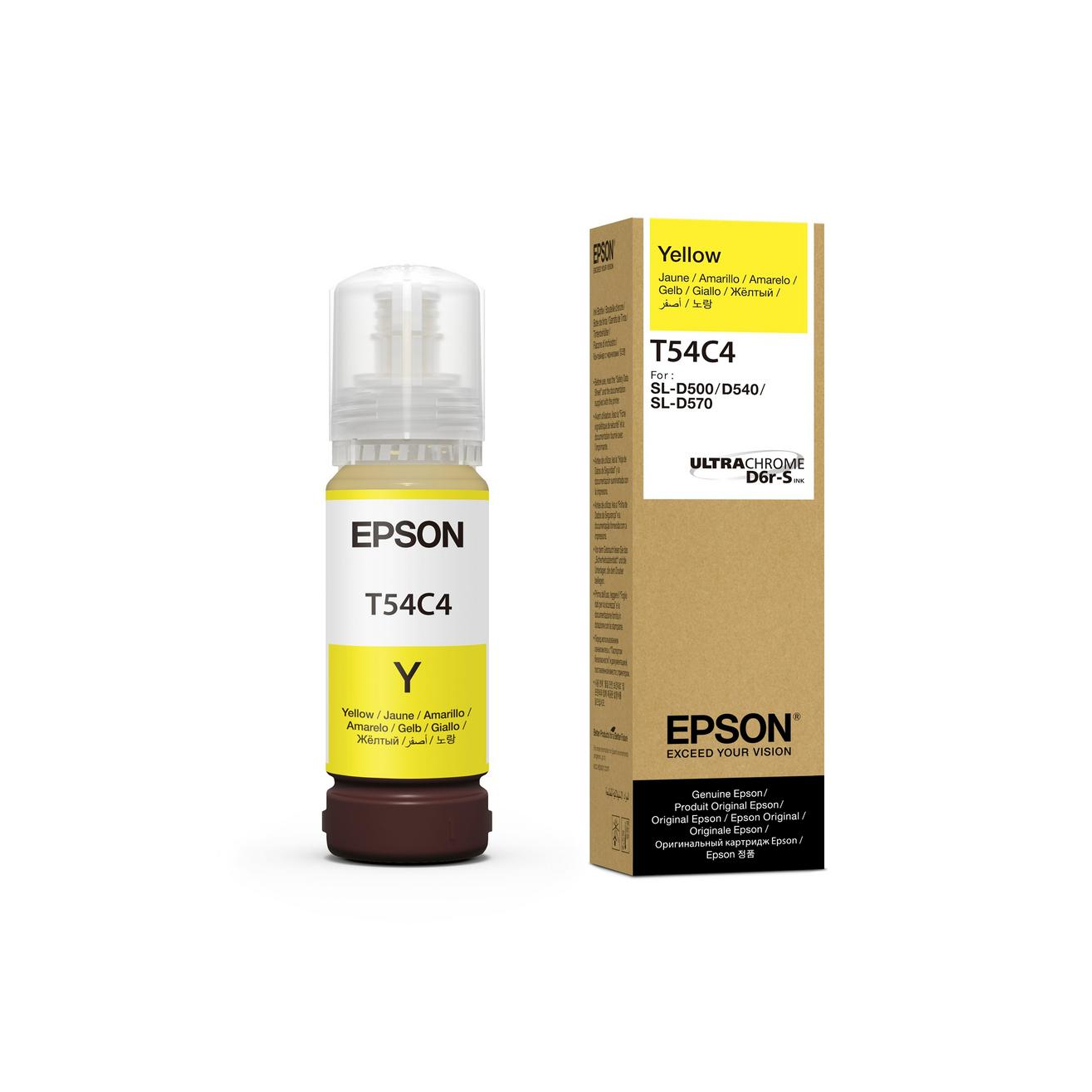 Epson UltraChrome® D6r-S, pour SureLab SL-D500, bouteille de 70 ml, diverses couleurs