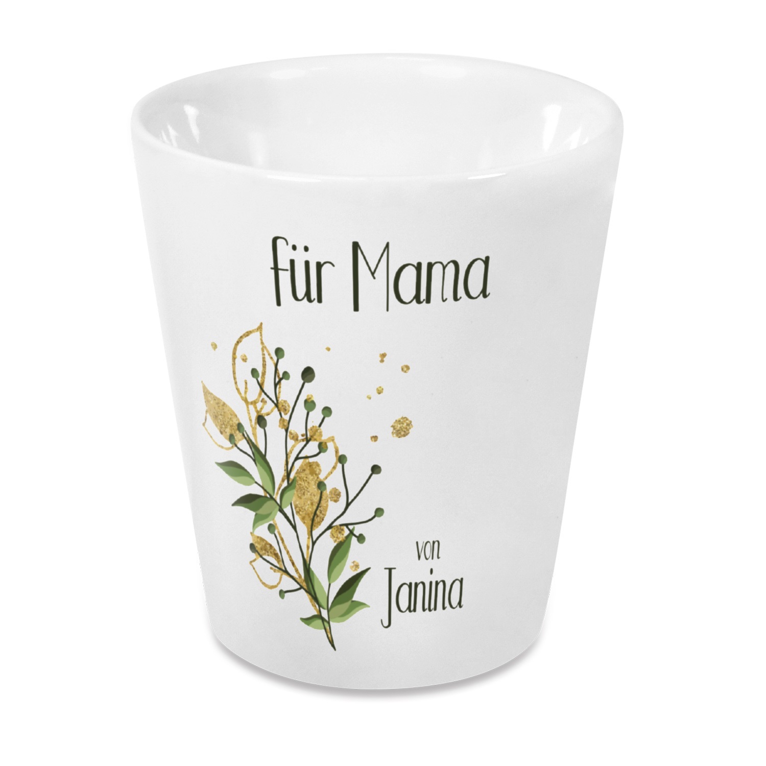 Pot de fleurs conique en céramique, différentes versions