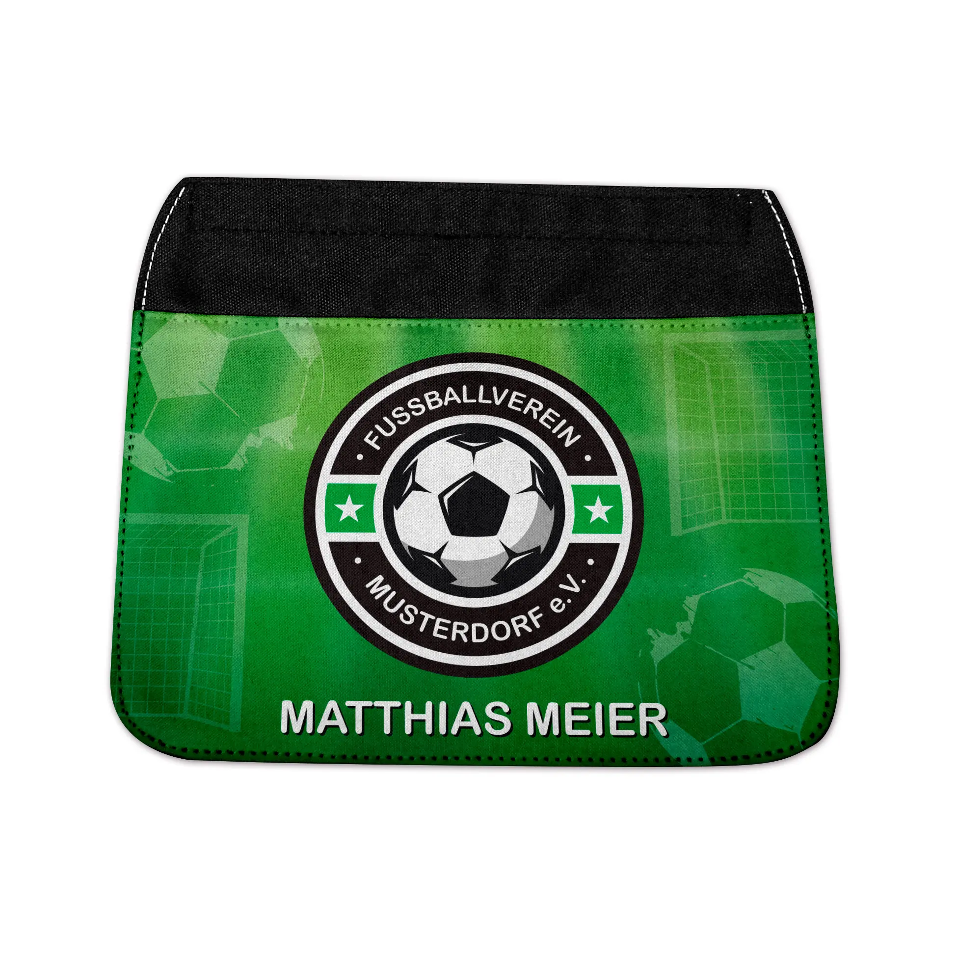 Ersatzlasche für Sporttasche FLORIDA, BAGN-75-K, Schwarz, Größe (BxH) 225 x 190 mm