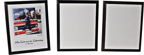 UNISUB Wandtafel weiß-glänzend, 200 x 255 x 16 mm, Rahmenfarbe Kirschbaum