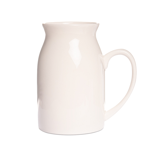 Milchkännchen weiß, Sublistar®-Coating, versch. Größen, einzeln verpackt