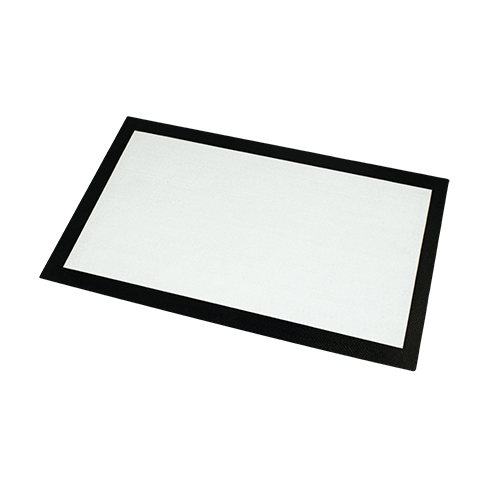 Tapis de bar avec arrière en caoutchouc, taille 450 x 250 x 2 mm, 2 pcs./pack, 100 pcs./carton