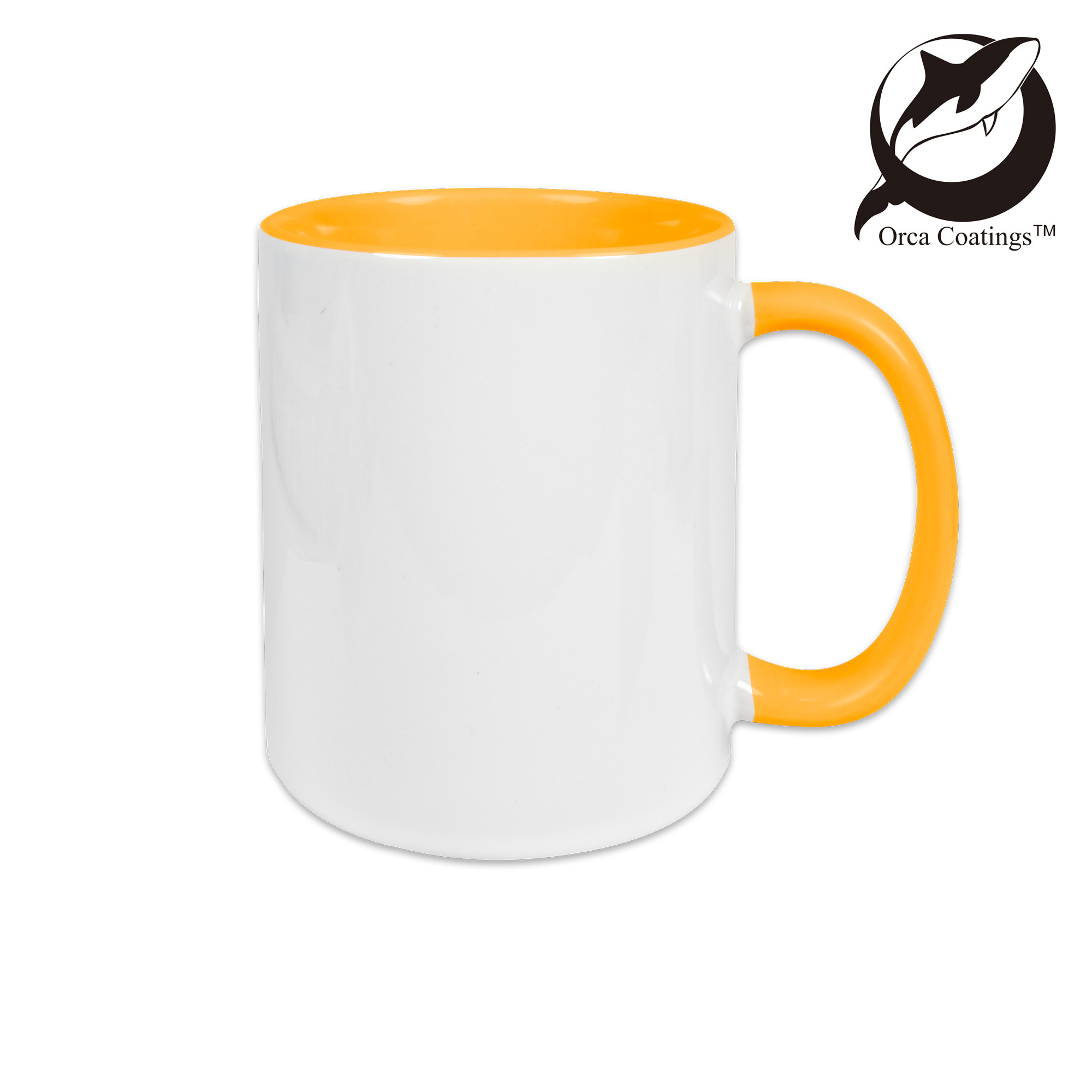 Tasse en céramique TWO TONES & HANDLE 11oz, Orca™ Coating, divers coloris