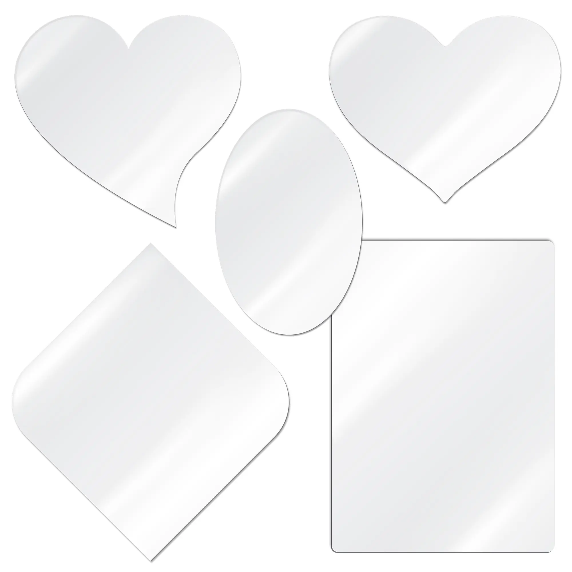 Duraluxe Alu-Fototafel weiß-glänzend, versch. Größen