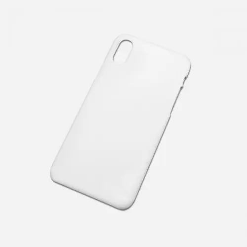 3D Premium Cover für Galaxy und iPhone, Farbe Weiß-glänzend und Farbe Weiß-matt