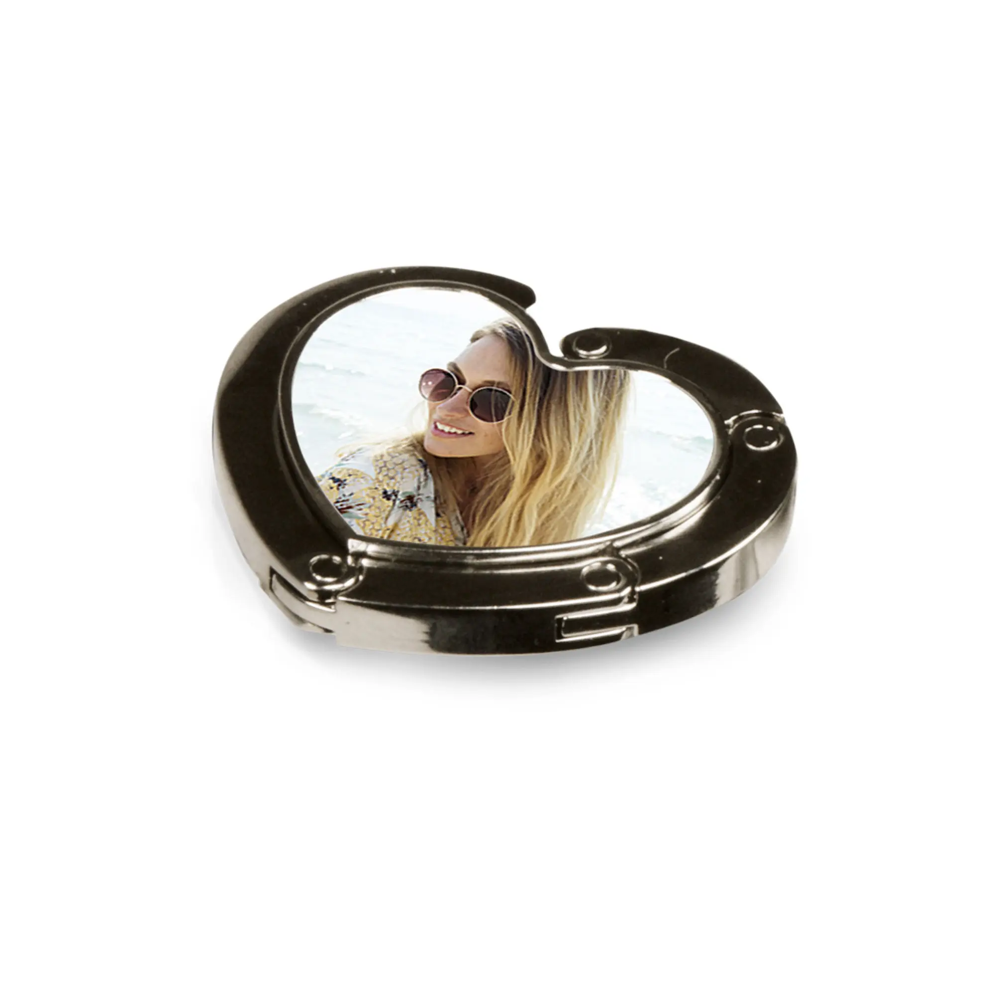 Handtaschenhalter mit Alu-Einsatz, div. Ausführungen