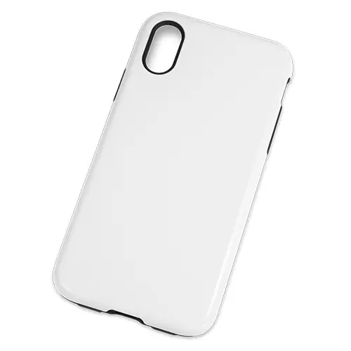 3D Premium Cover für Galaxy und iPhone, Farbe Weiß-glänzend und Farbe Weiß-matt