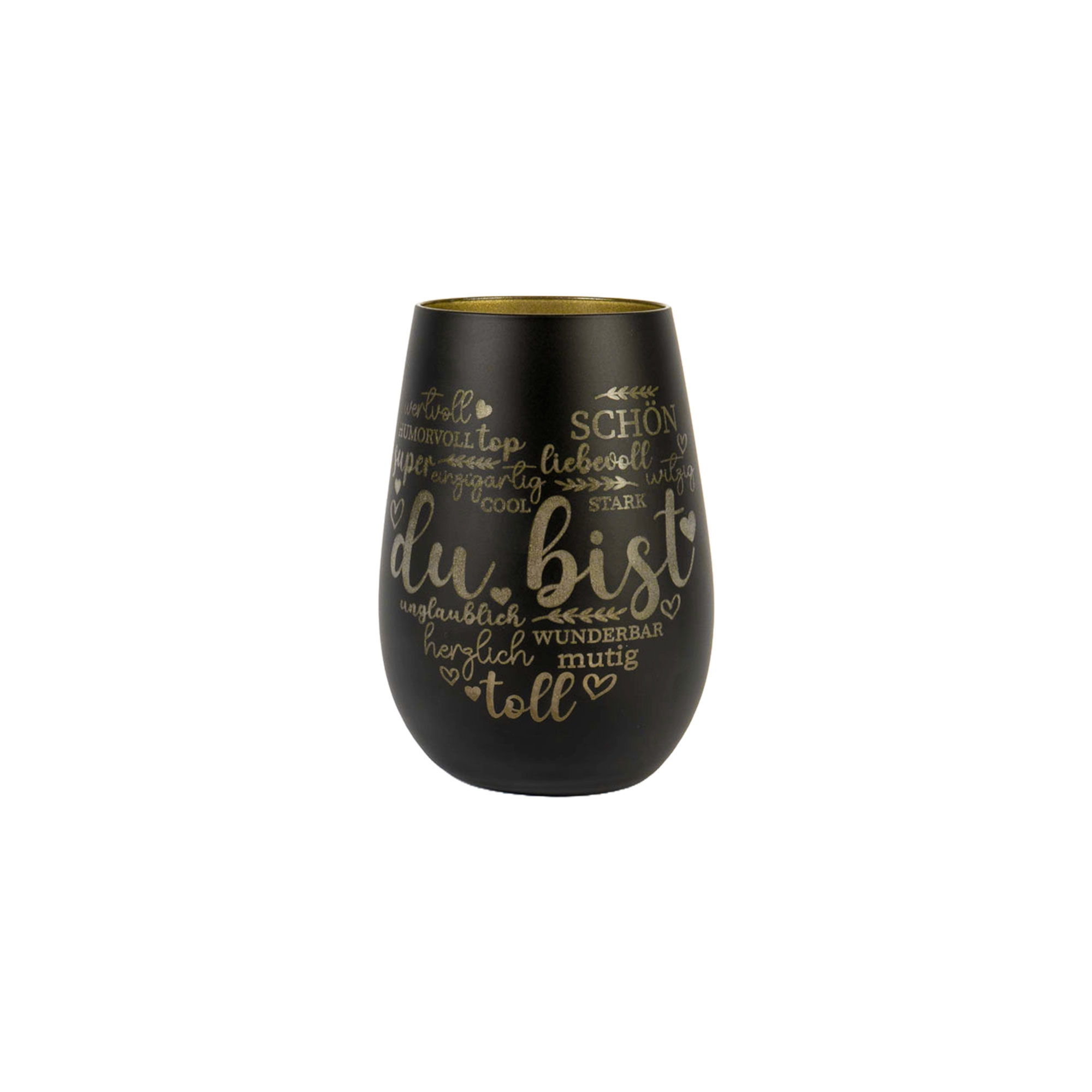 Windlichtglas für Lasergravur, versch. Farben, 120 mm Höhe