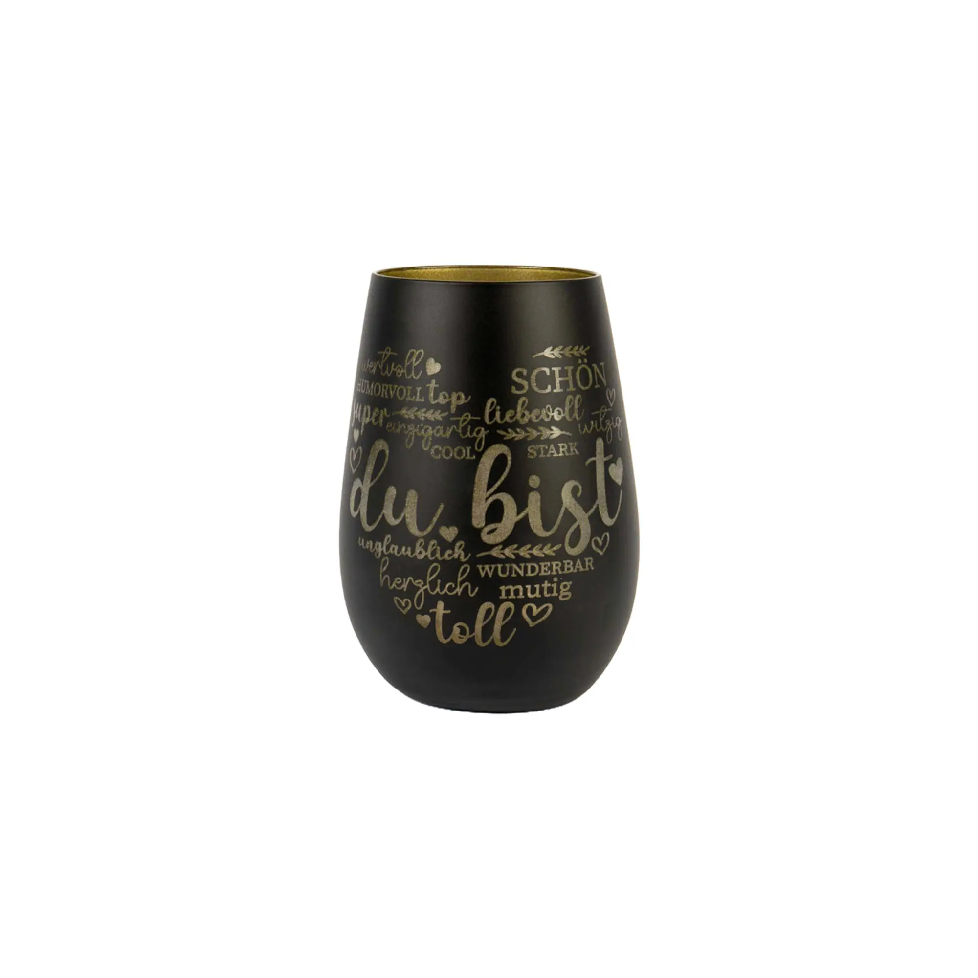 Windlichtglas für Lasergravur, versch. Farben, 120 mm Höhe