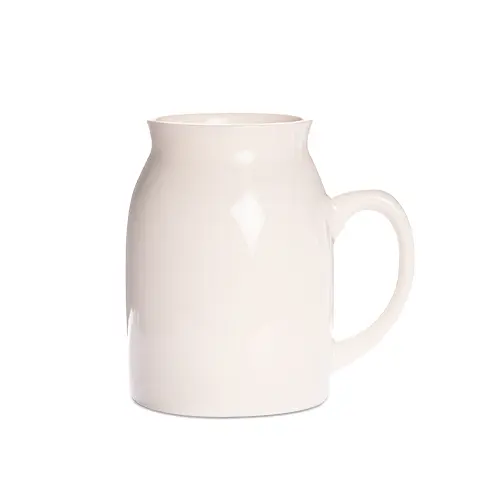 Milchkännchen weiß, Sublistar®-Coating, versch. Größen, einzeln verpackt