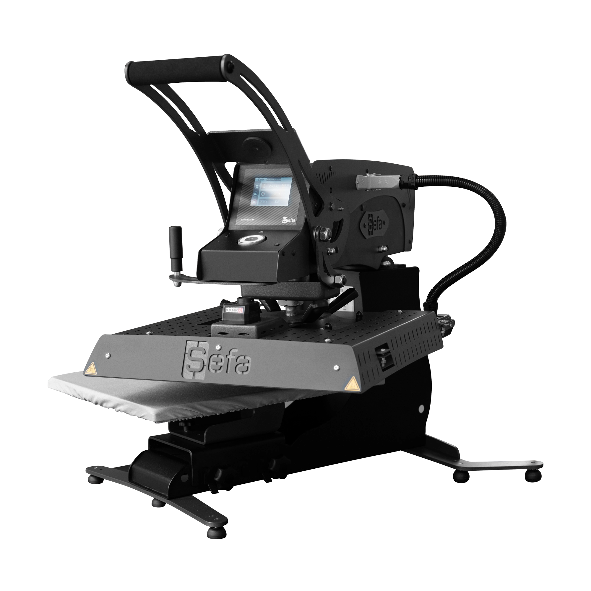 SEFA Presse à transfert ROTEX-PRO-V5-PE-Version, Black Edition surface de transfert 40 x 50 cm