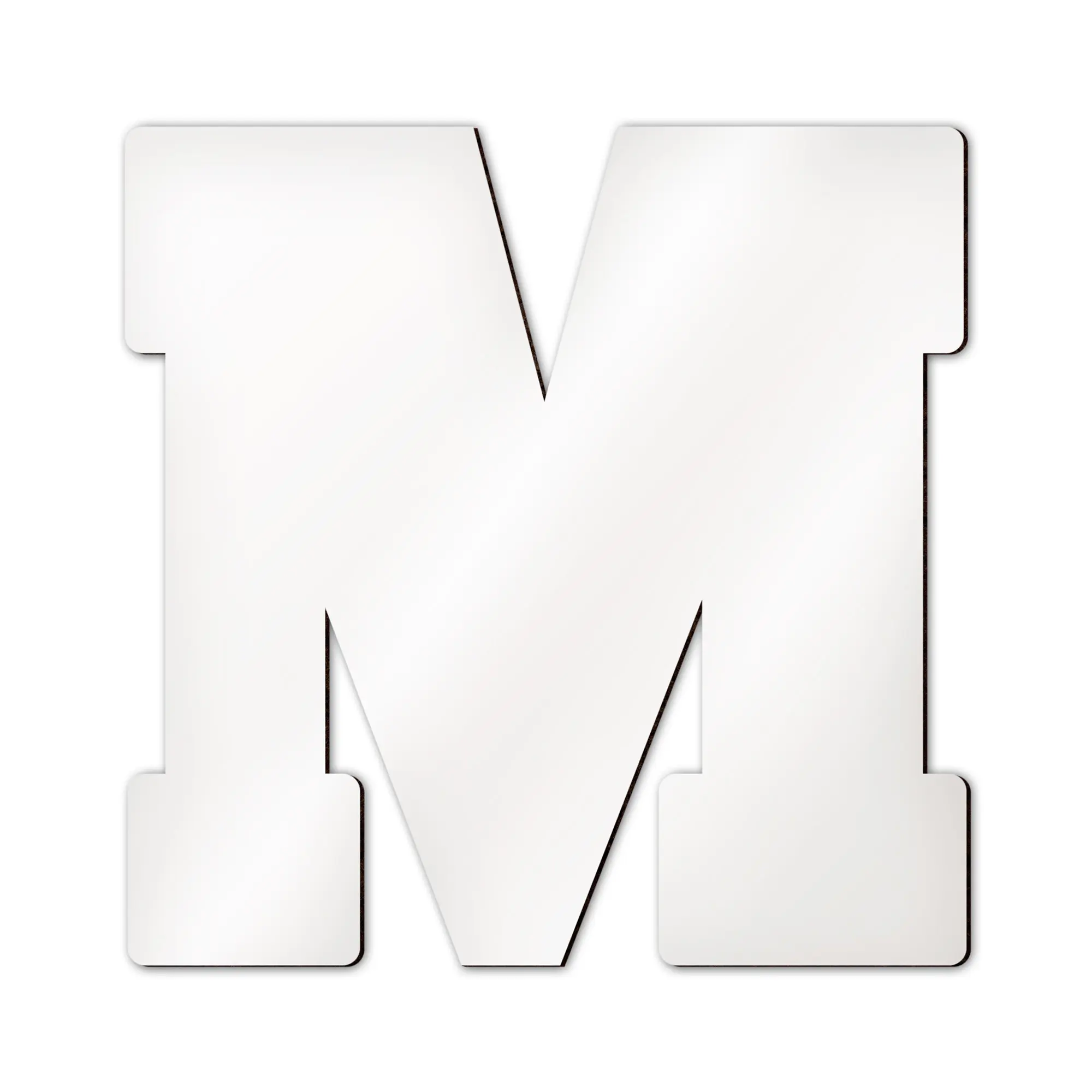 Sublistar® MDF Buchstaben und Sonderzeichen, Höhe 14 cm, 3 mm stark, 100 St./Karton