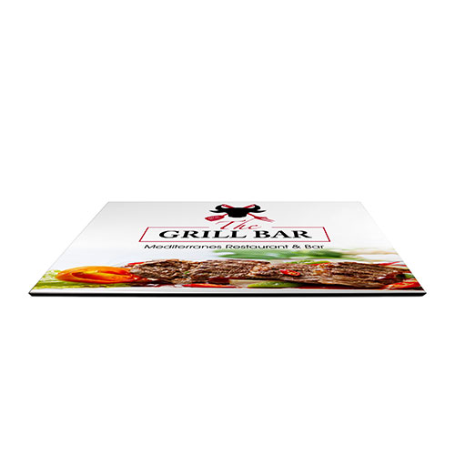 Sublistar® MDF Tischplatte für Bistro Tisch, ohne Gestell, Farbe Weiß-glänzend, div. Größen 