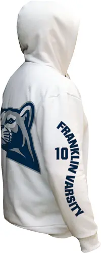 Basic Kapuzen-Sweatshirt Hoody, Farbe White, div. Größen