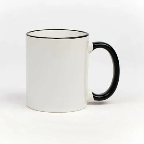 Keramiktasse RIM & HANDLE 11oz, Orca™ Coating, div. Farben