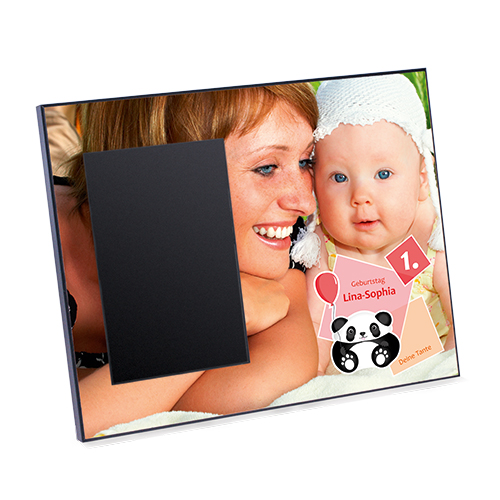 UNISUB Cadre photo imprimable, taille 203 x 254 x 16 mm, pour format de photo 100 x150 mm, 12 pcs./carton