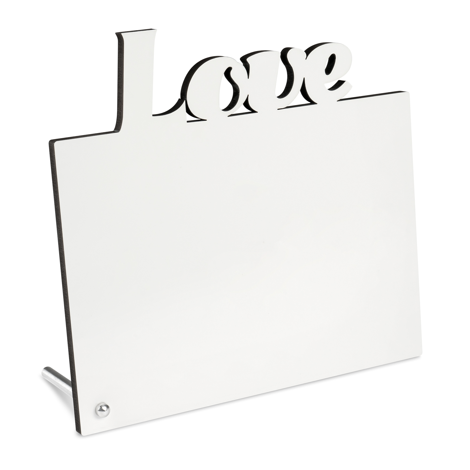 Sublistar® MDF Emo-Frame Love, inkl. 1 Metallstift, 6 mm stark Sublistar® MDF Emo-Frame Love, inkl. 1 Metallstift, 6 mm stark