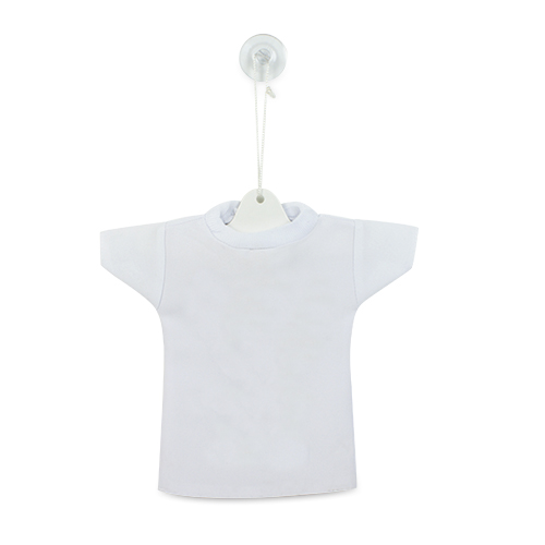 Mini Tee-Shirt blanc, taille 200 x 190 mm, 10 pcs./pack, 1000 pcs./carton