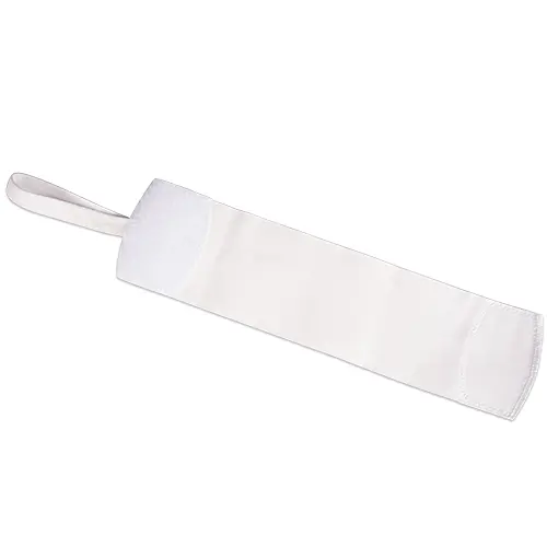 Kapitänsbinde weiß mit Klettverschluss