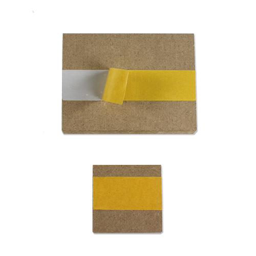 MDF Abstandshalter für ChromaLuxe Alu-Fototafeln, Größe 50,8 x 50,8 mm, 76,2 x 101,6 x 12,7 mm