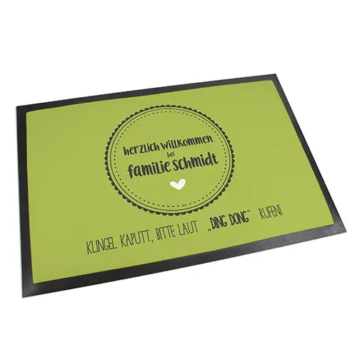 Sublistar® Doormat white with rubber edges, non-slip, div. sizes