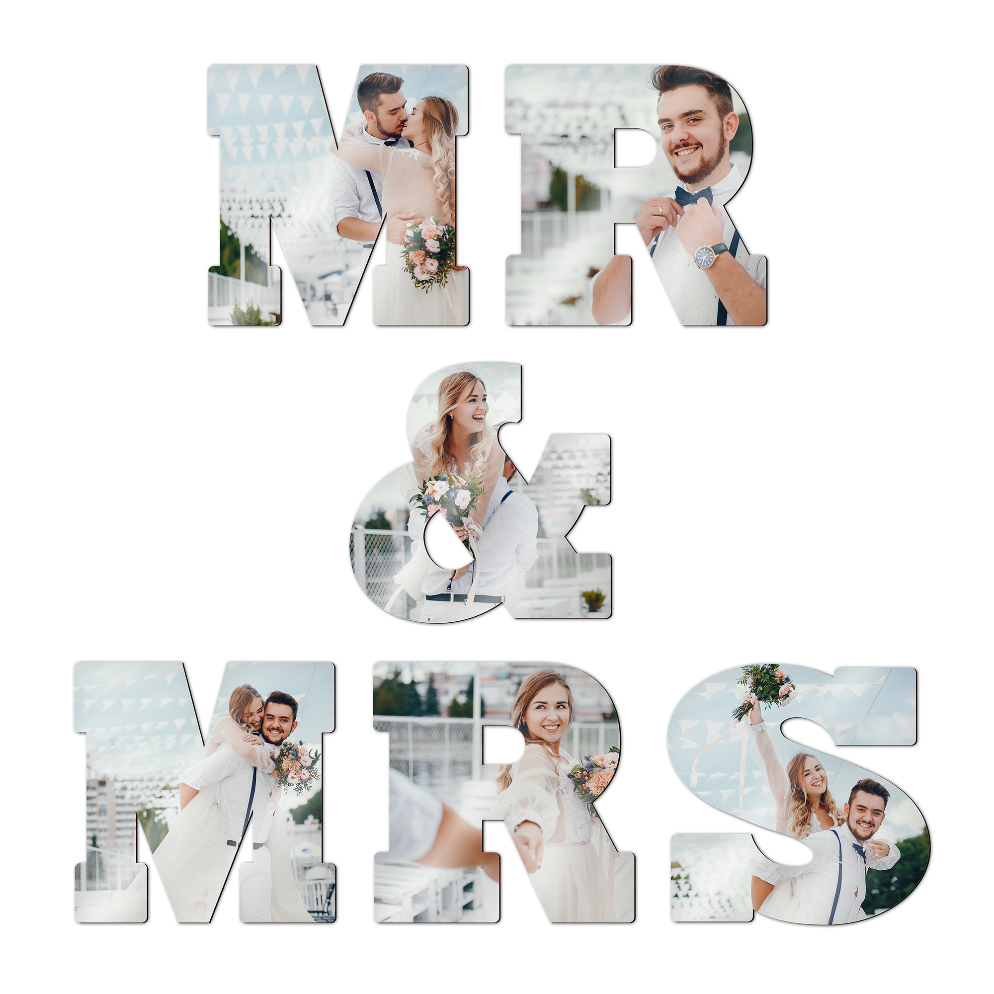 Lettres d’alphabet et caractères spéciaux Sublistar® en MDF, Hauteur 14 cm, 3 mm d'épaisseur, 100 pcs./carton