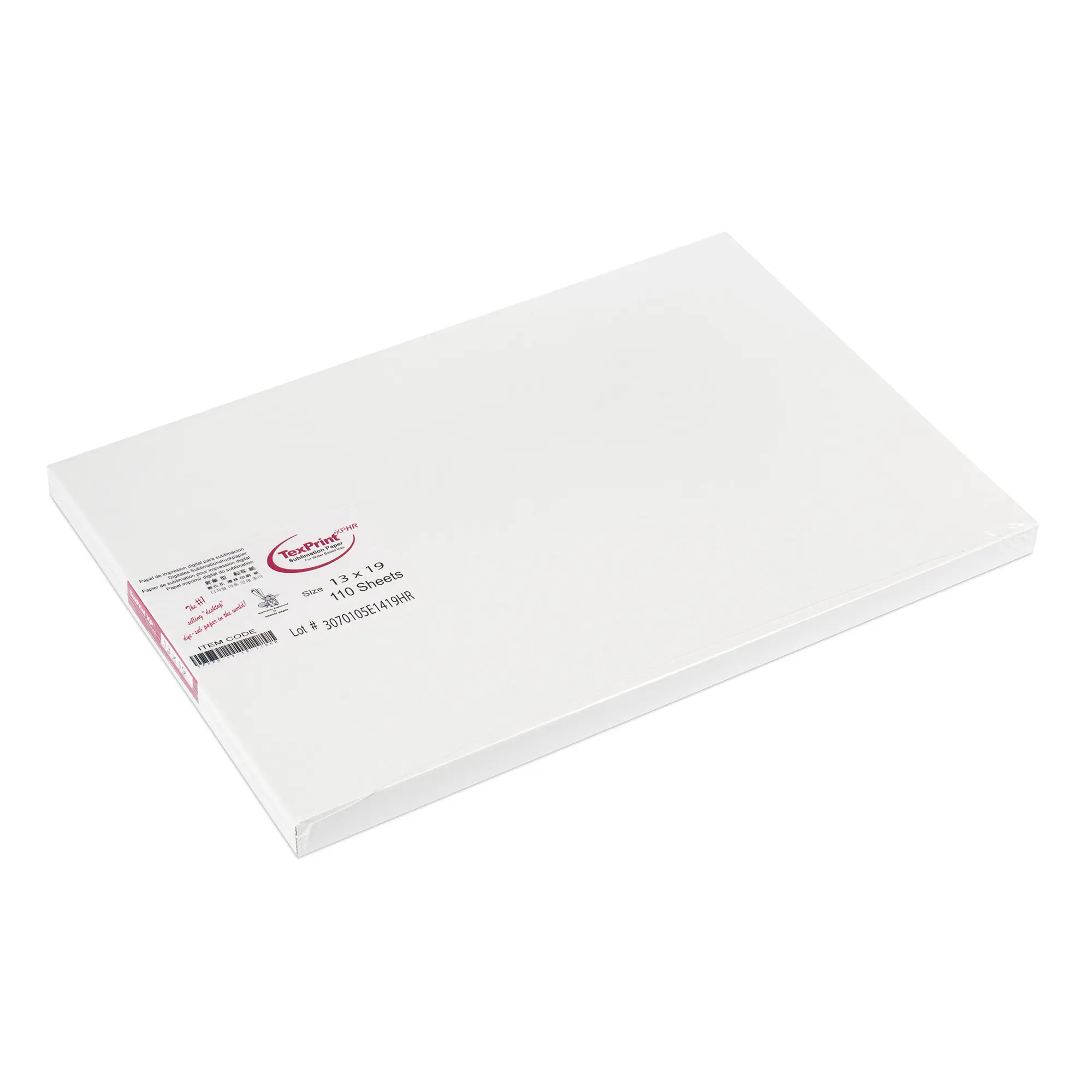 TexPrint® DT Light 105 g/qm, Sublimationspapier, div. Formate, 110 Blatt/Pack