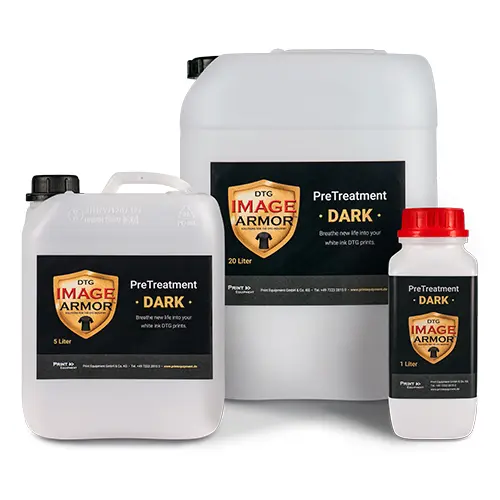Image Armor™ DARK pre-treatment solution, for dark textiles, various filling quantity