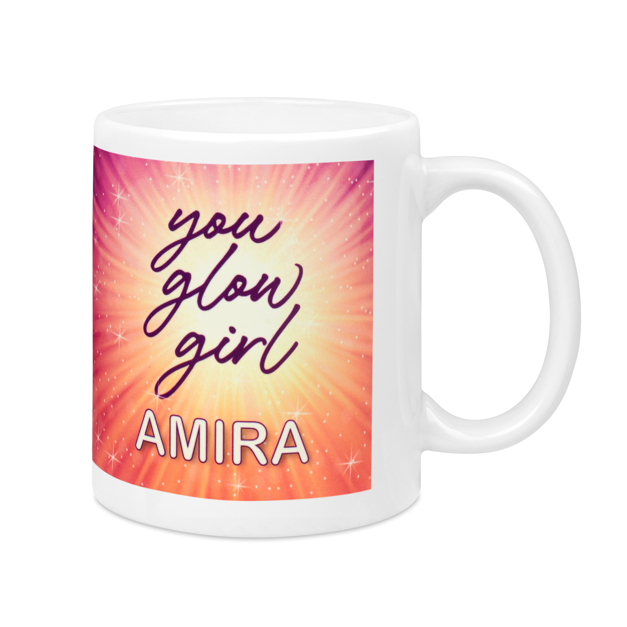 Keramiktasse GLOW 11oz mit Nachleuchteffekt