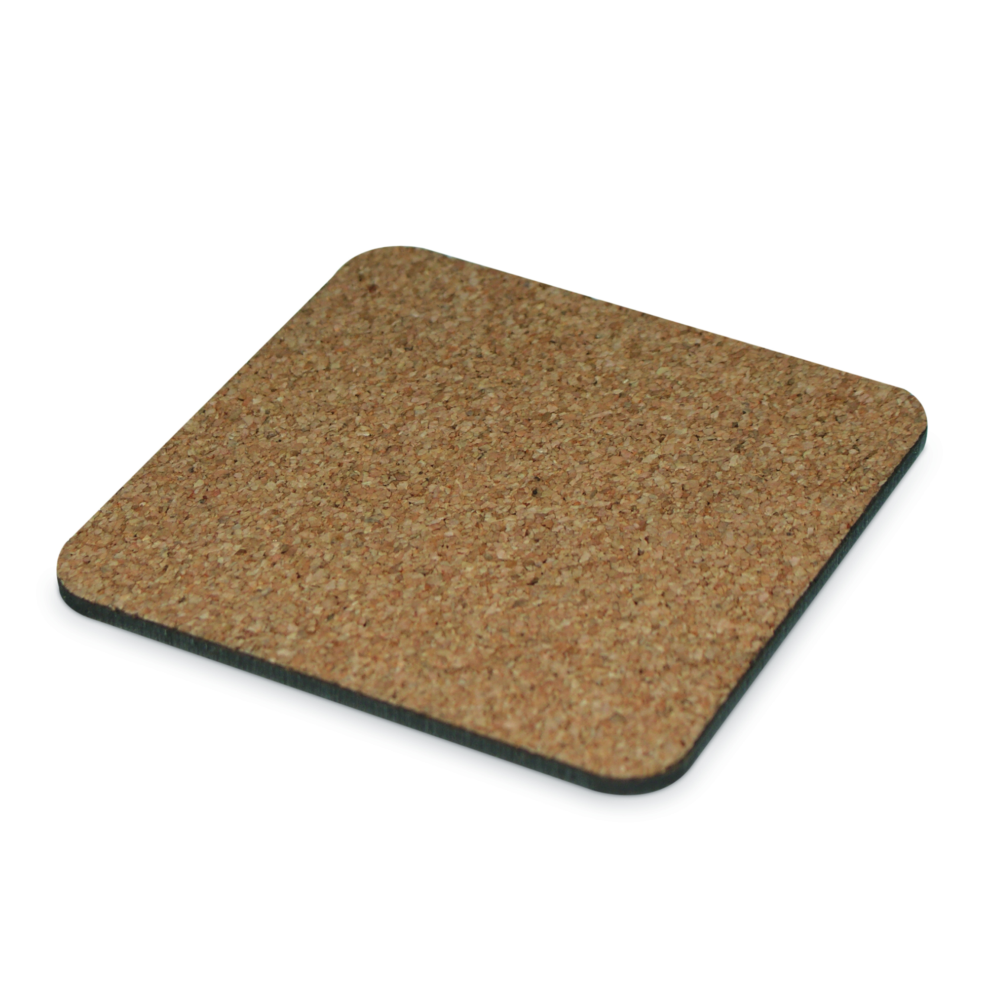 UNISUB HDF Korkuntersetzer, Größe 95 x 95 x 3 mm, Farbe Weiß-glänzend UNISUB HDF Korkuntersetzer, Größe 95 x 95 x 3 mm, Farbe Weiß-glänzend