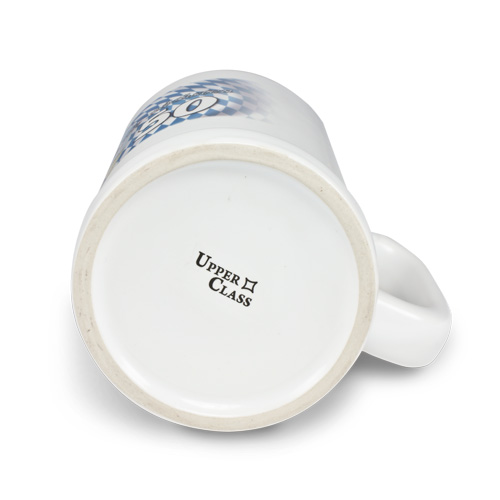 Chope à bière Upper Class RADLER 500 ml, couleur blanc sans couvercle, 18 pcs./carton