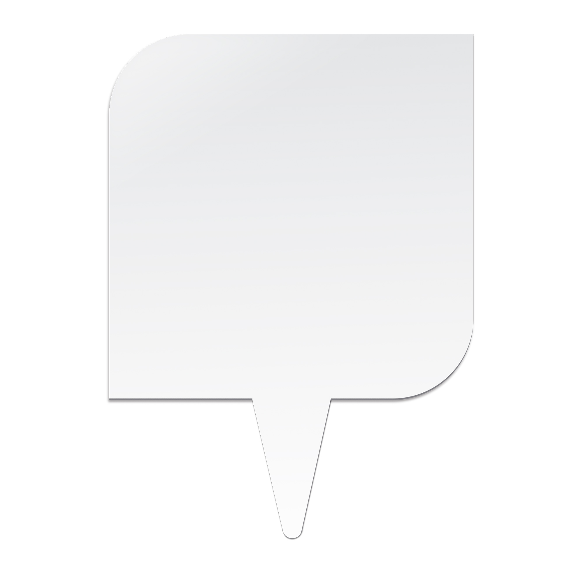 Tableau photo Duraluxe en aluminium blanc mat, diverses tailles