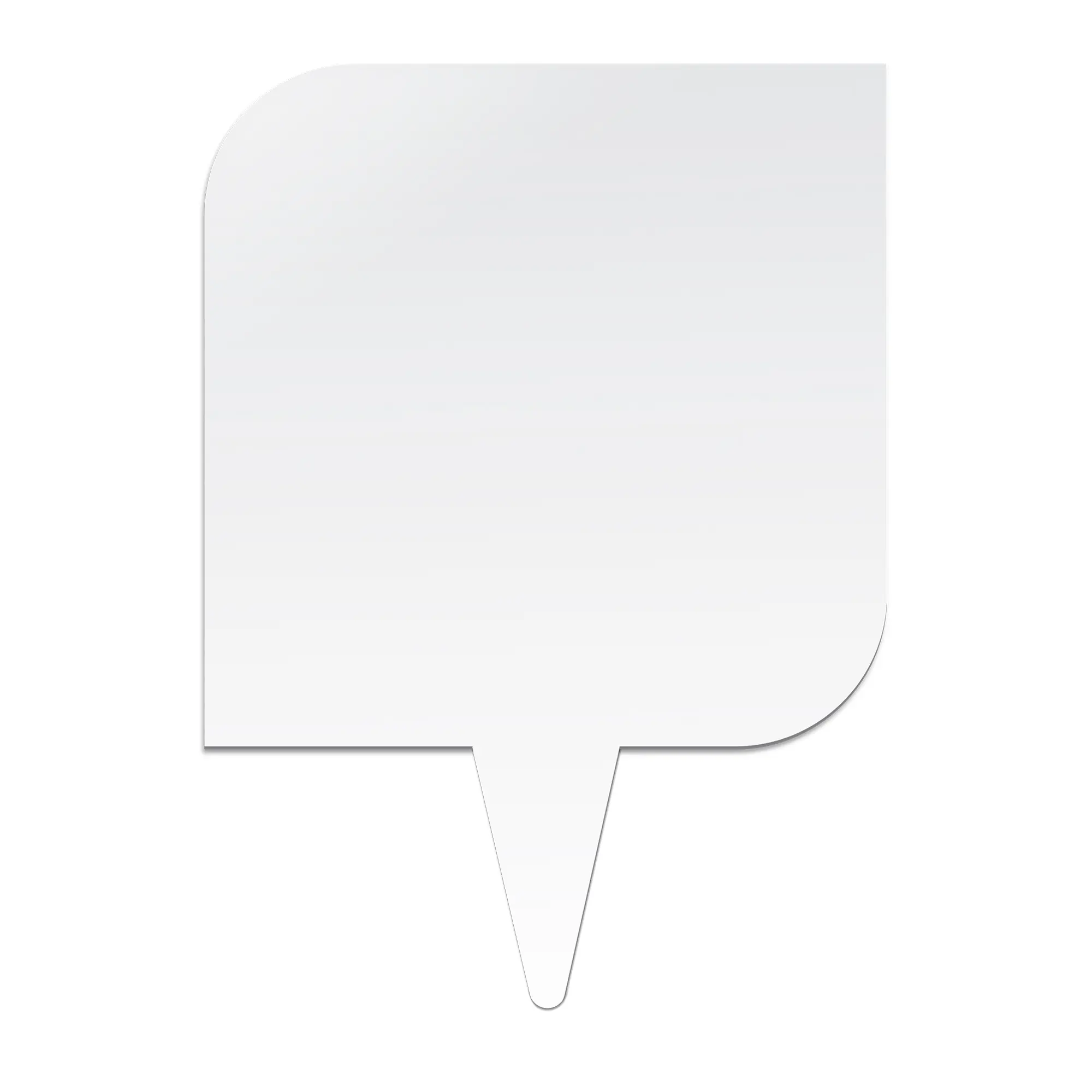 Duraluxe Alu-Fototafel weiß-matt, versch. Größen