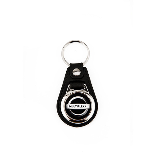 Porte-clés Multiplexx, métal, simili-cuir, diverses versions